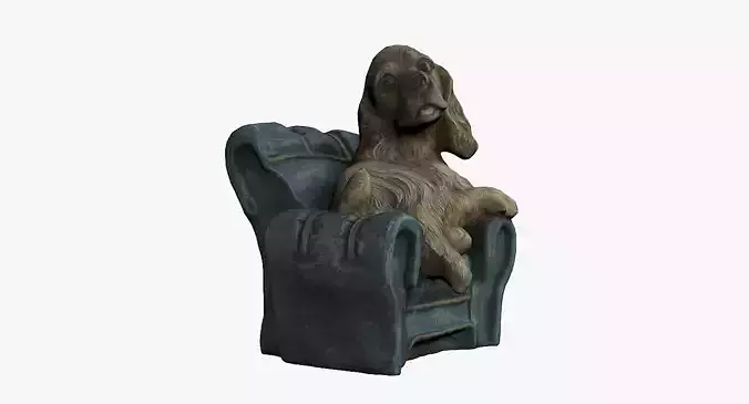 Cute Dog Statue