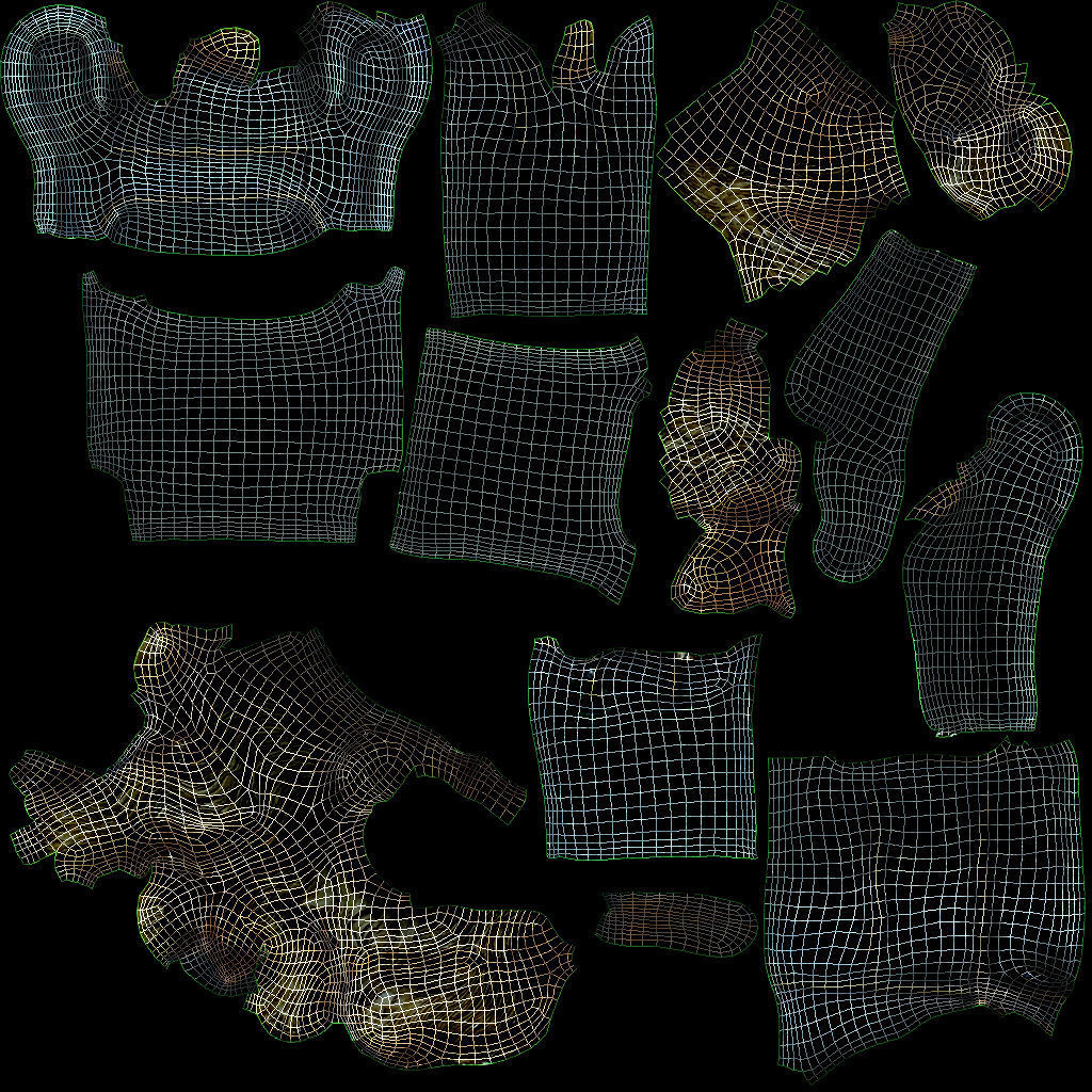 Cute Dog Statue Low-poly 3D model_9