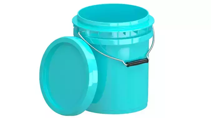 Food Grade 5l Plastic Bucket Turquoise