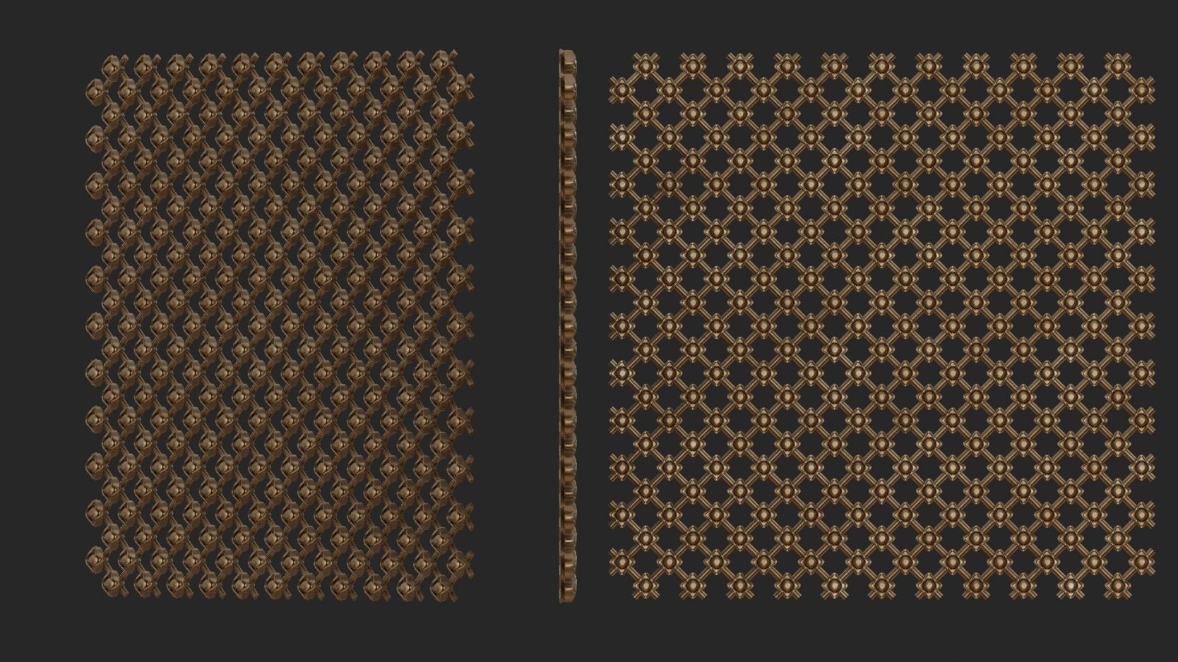 Modular Ornament Grids  3D print model_3