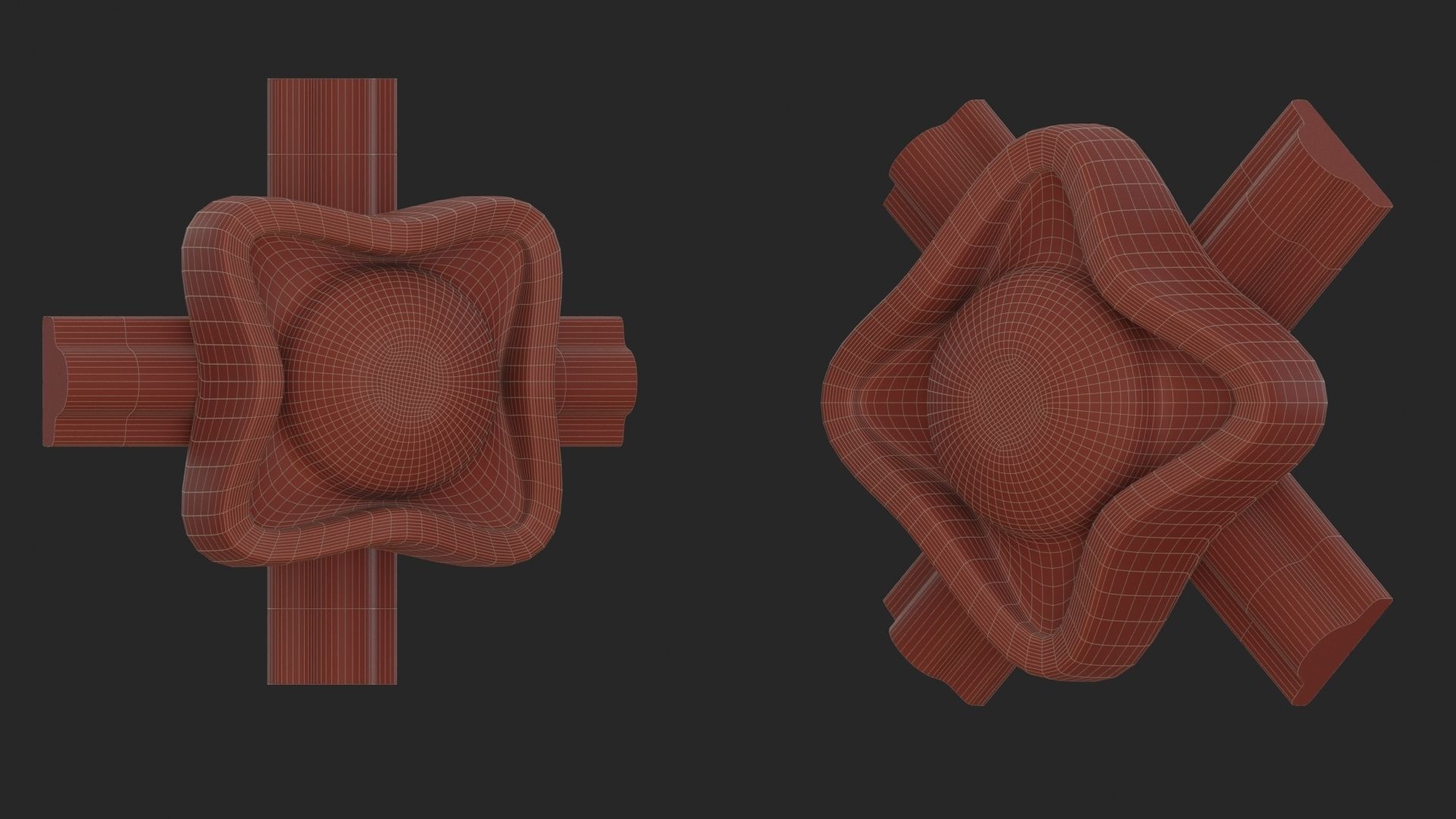Modular Ornament Grids  3D print model_6