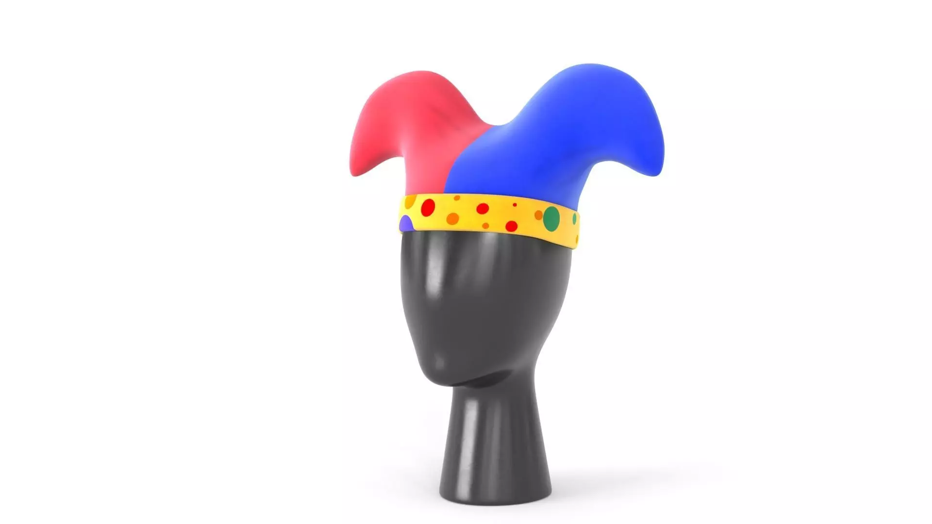 Clown Hat 02 Low-poly 3D model