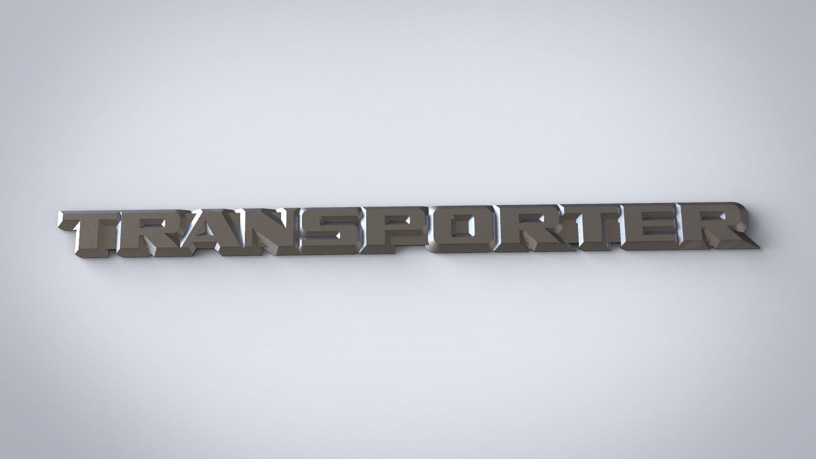 Logo Volkswagen and Transporter car modification 3D print model_2