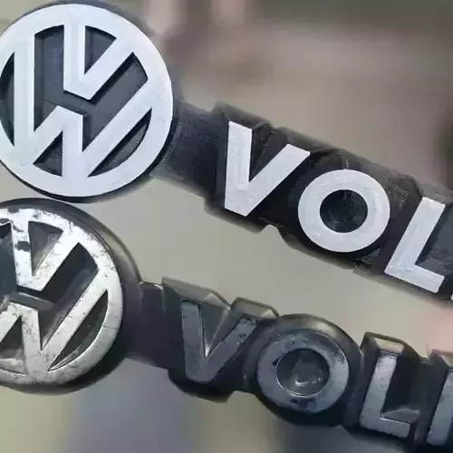 Logo Volkswagen and Transporter car modification 3D print model