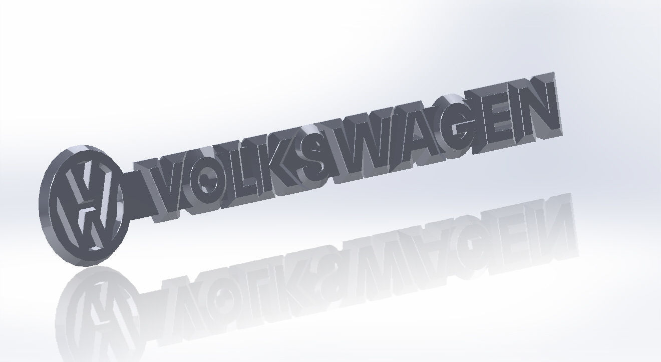 Logo Volkswagen and Transporter car modification 3D print model_6