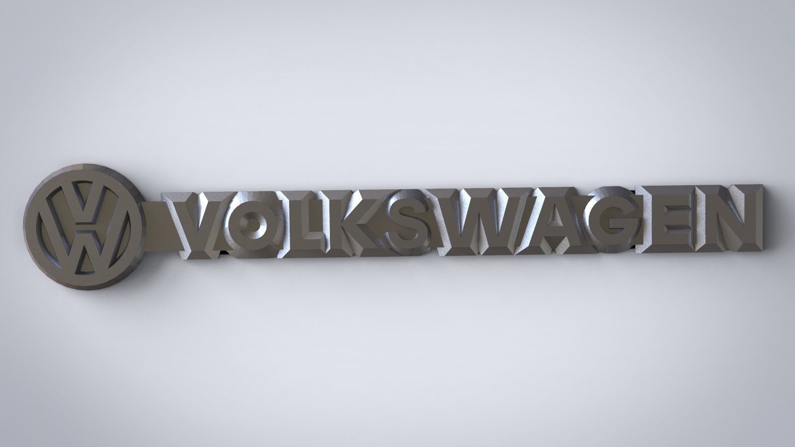 Logo Volkswagen and Transporter car modification 3D print model_4