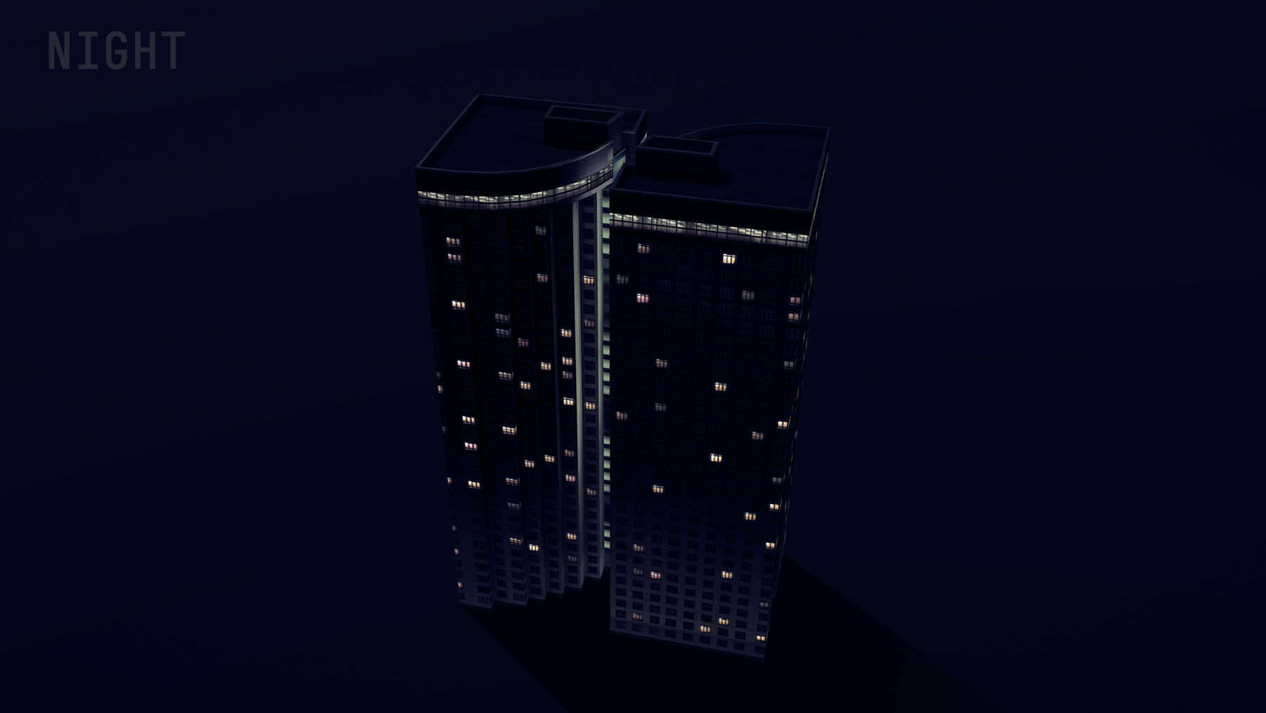 MSK Building 22 Low-poly 3D model_17