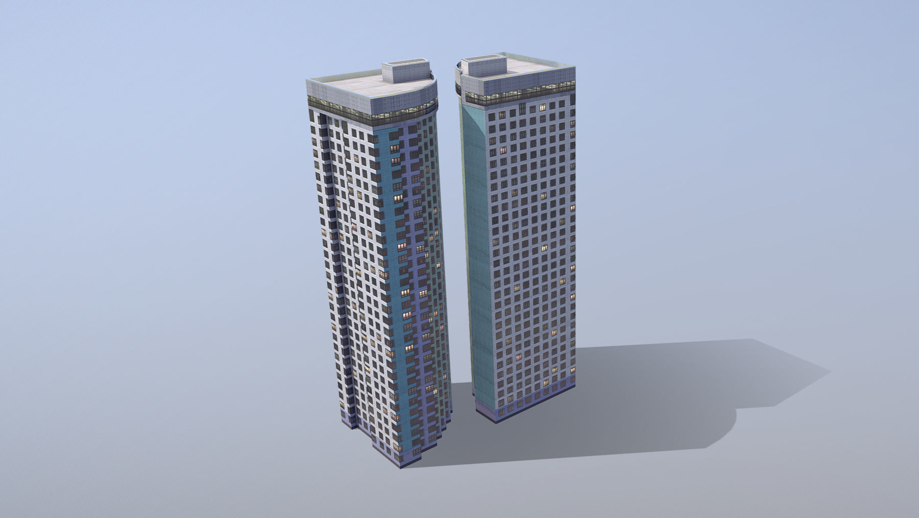 MSK Building 22 Low-poly 3D model_8