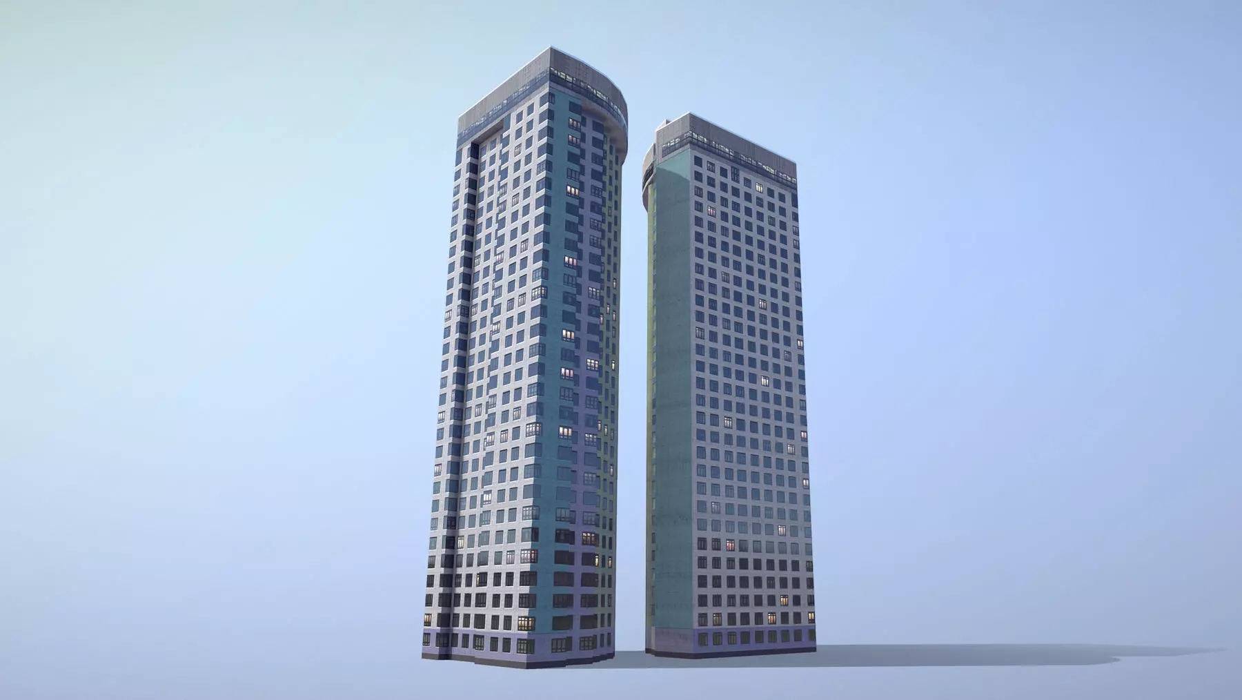 MSK Building 22 Low-poly 3D model_0