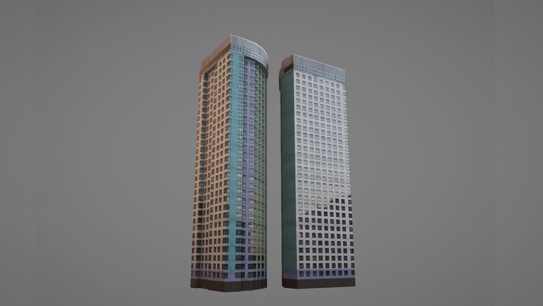 MSK Building 22 Low-poly 3D model_10