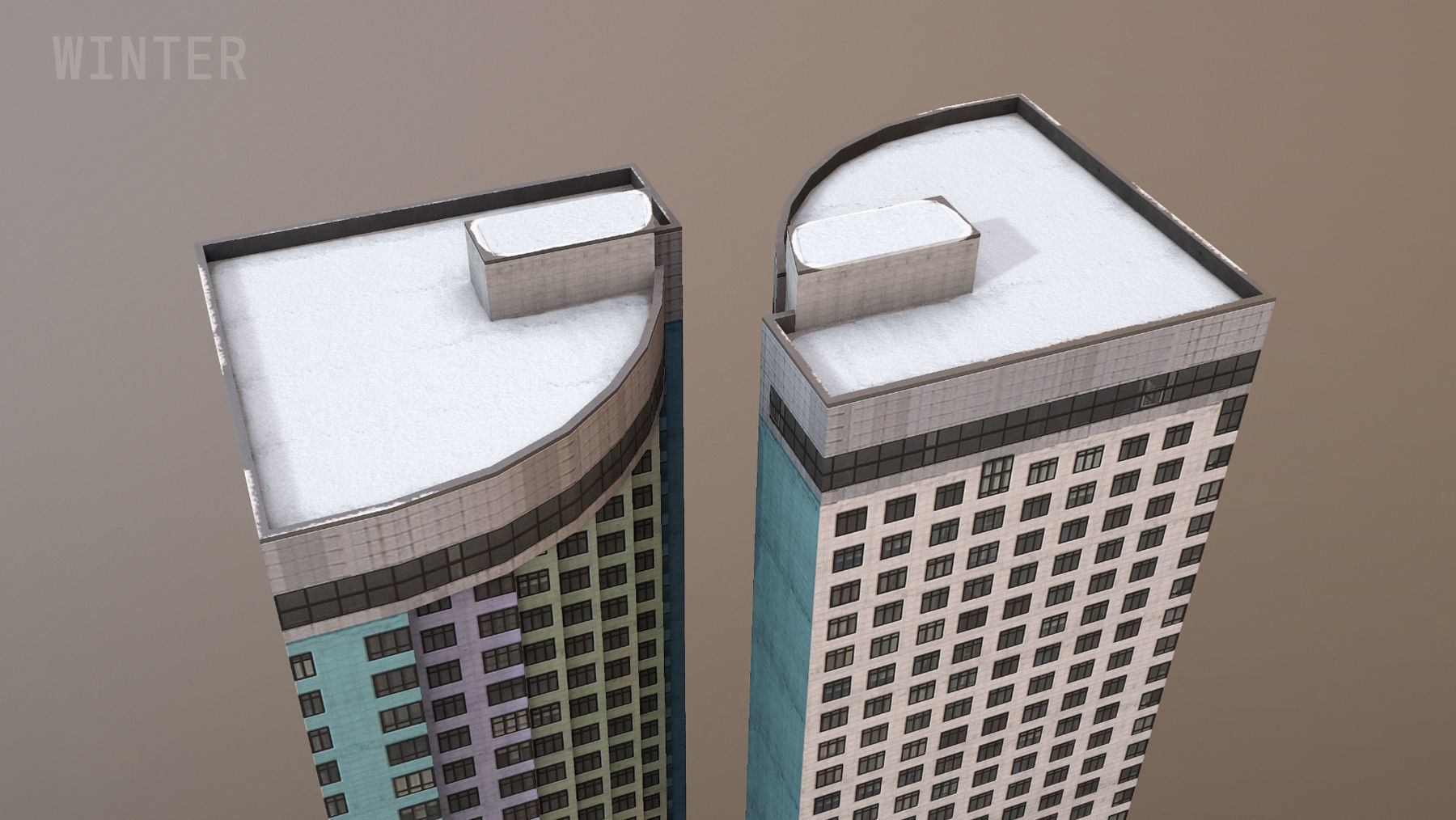 MSK Building 22 Low-poly 3D model_15