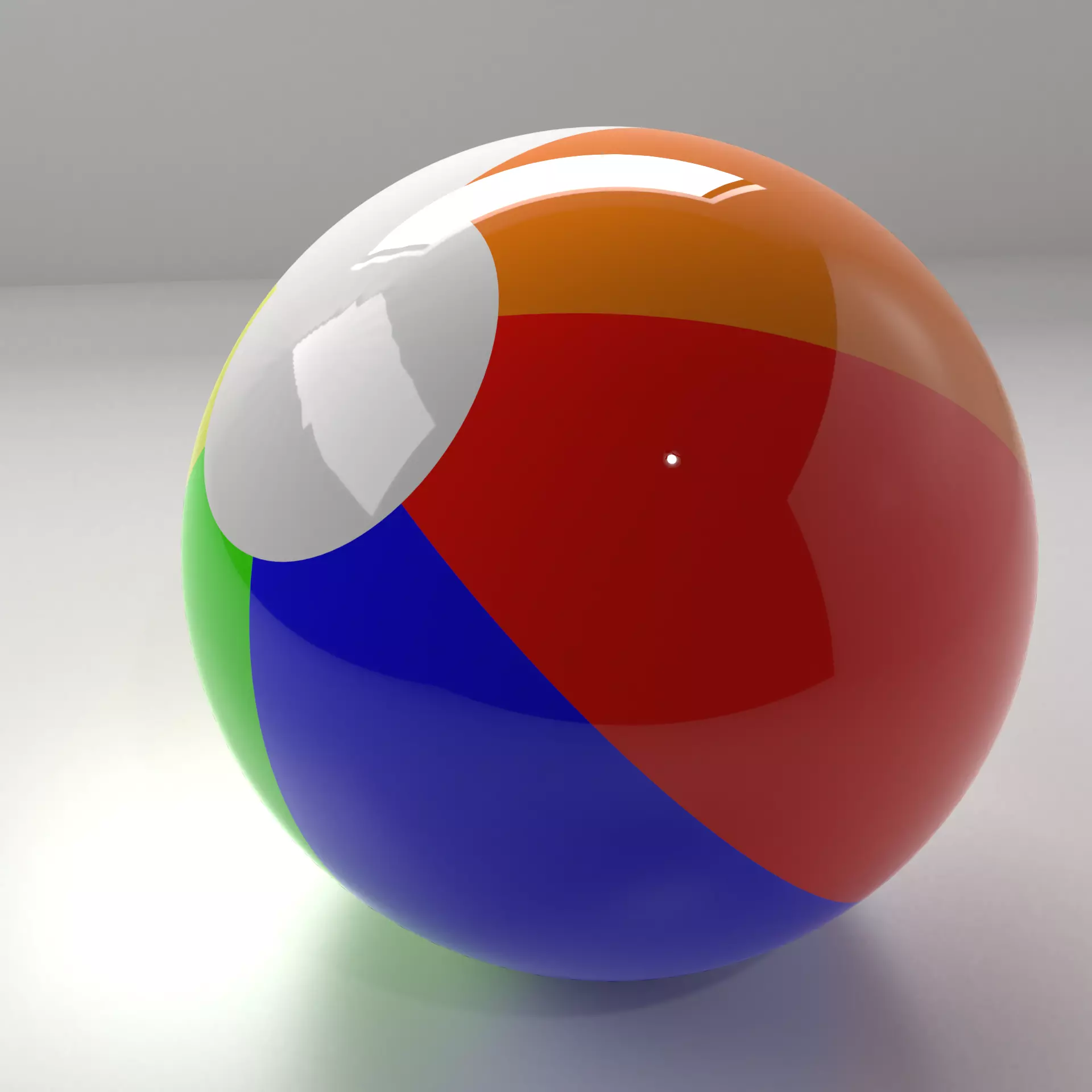 Beach Ball 3D model_0
