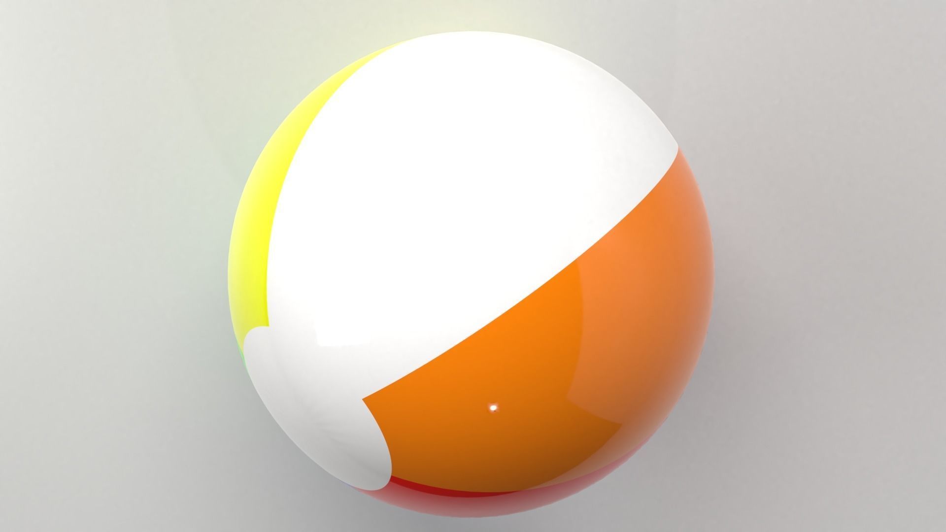 Beach Ball 3D model_2
