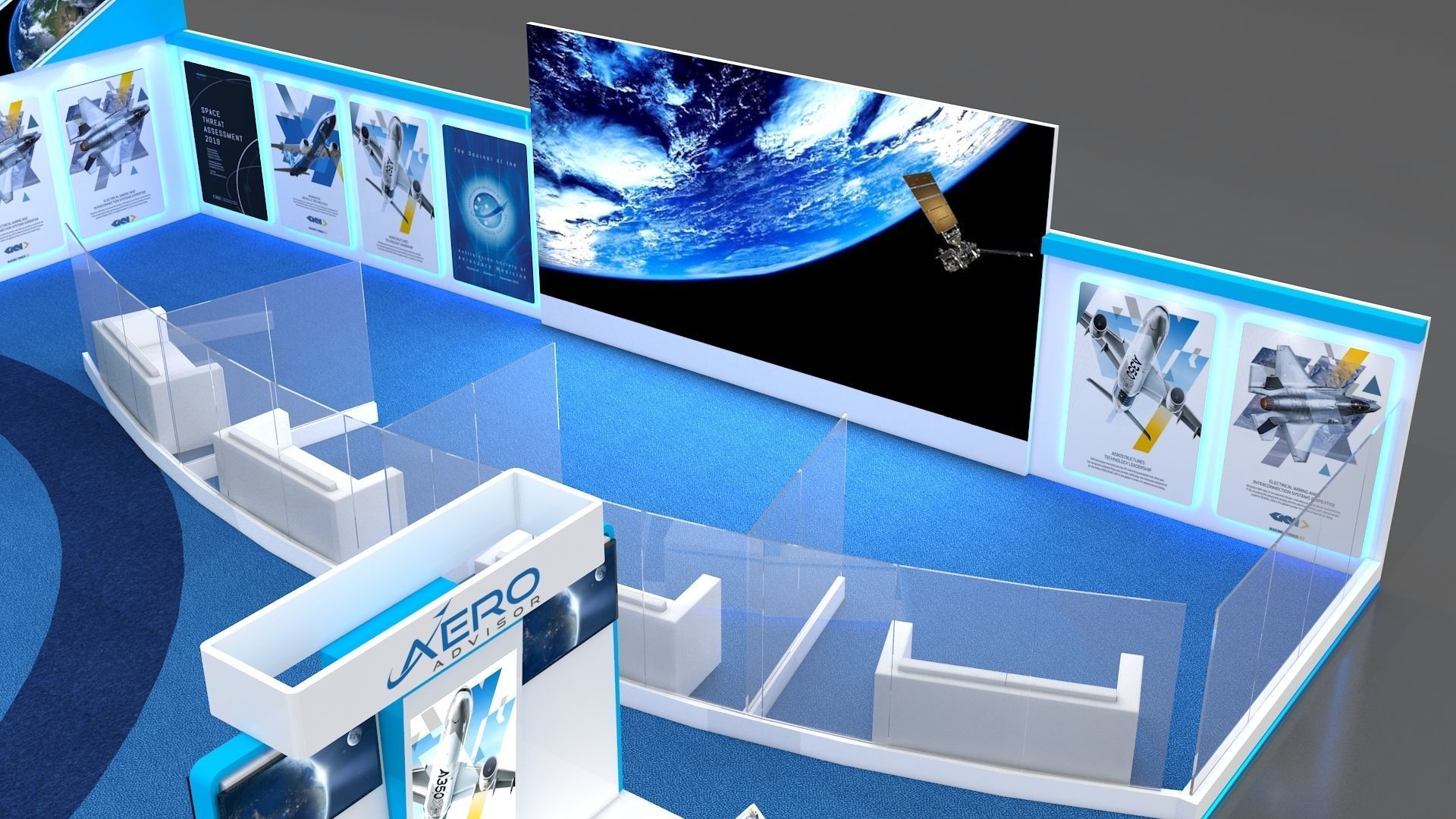 Exhibition Booth 3D model_8