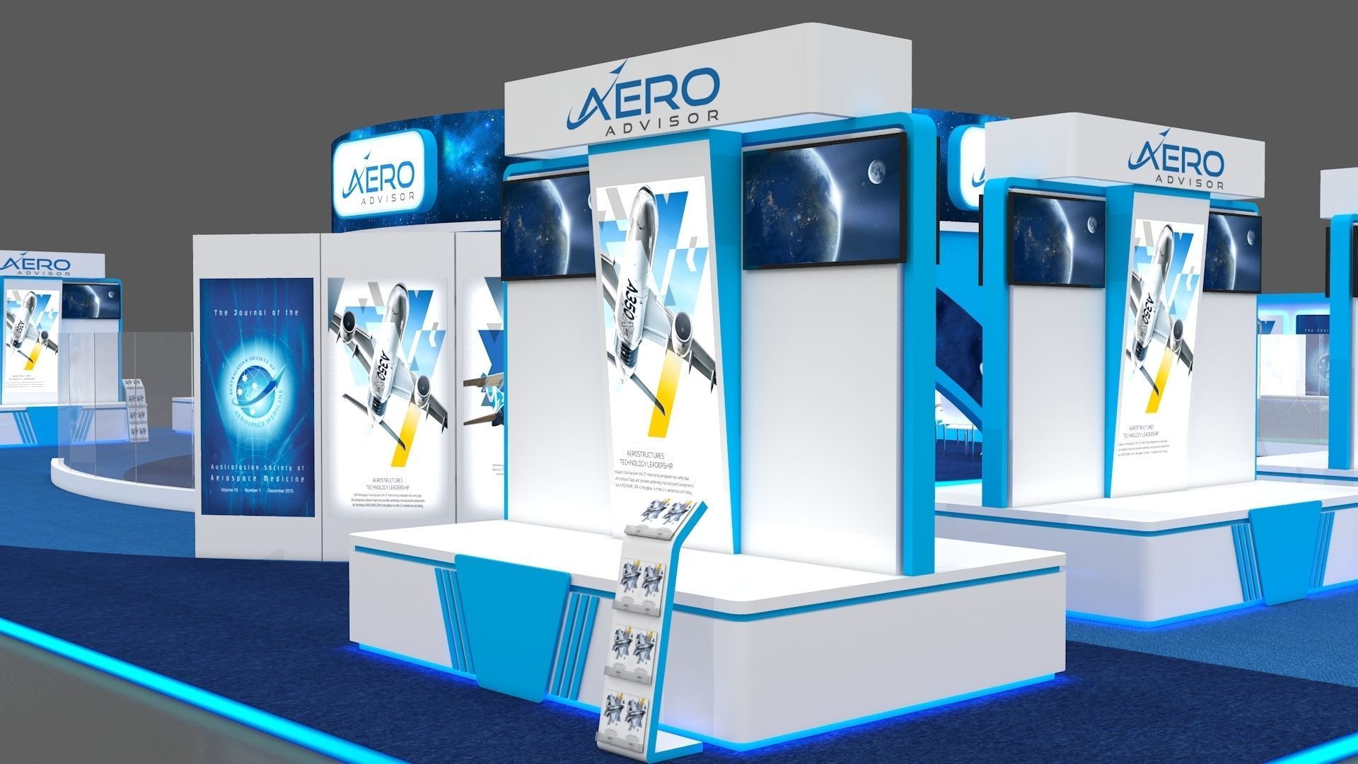 Exhibition Booth 3D model_11