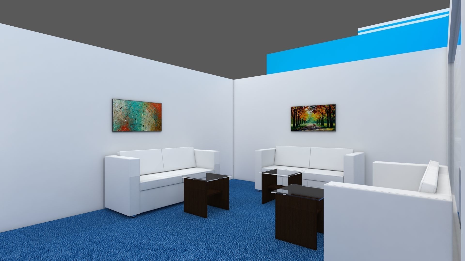 Exhibition Booth 3D model_15