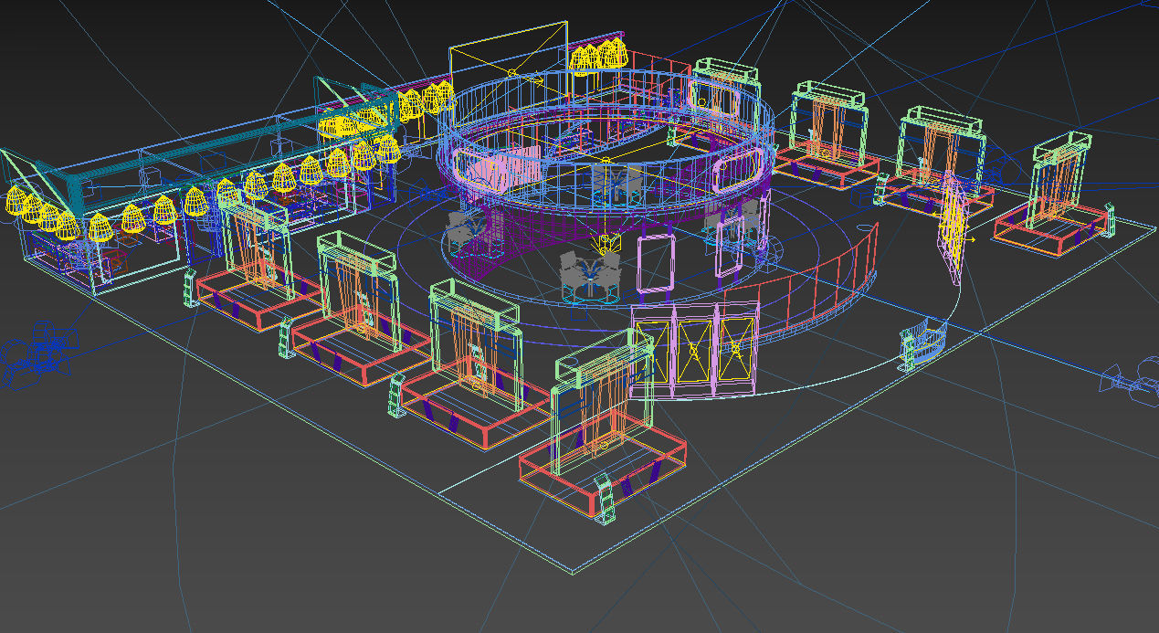 Exhibition Booth 3D model_19