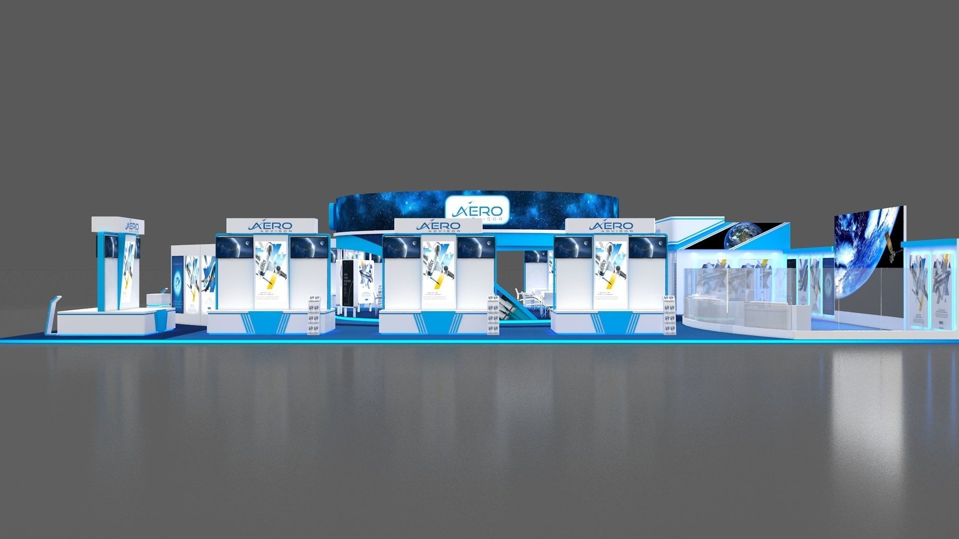 Exhibition Booth 3D model_5