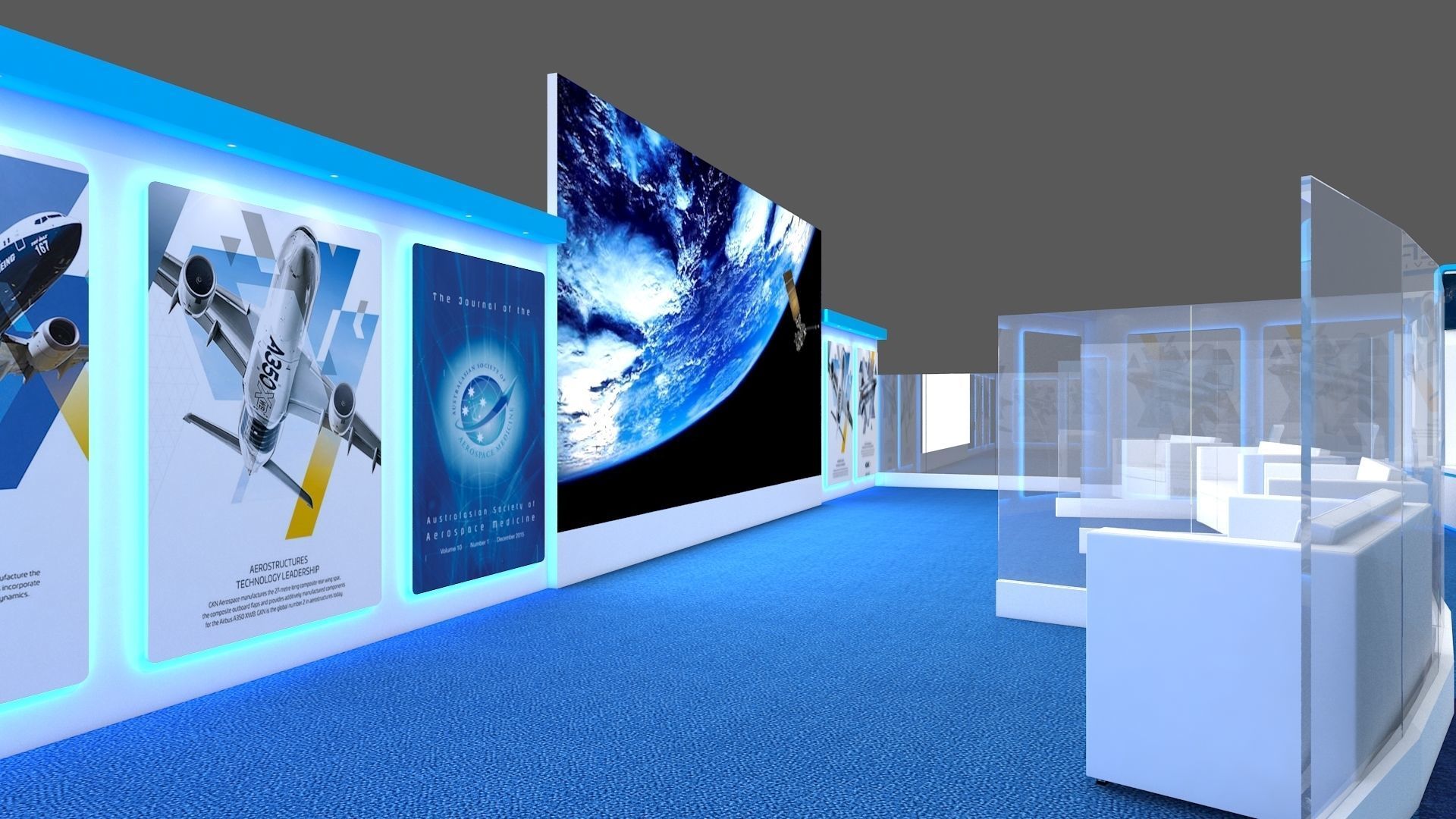 Exhibition Booth 3D model_9