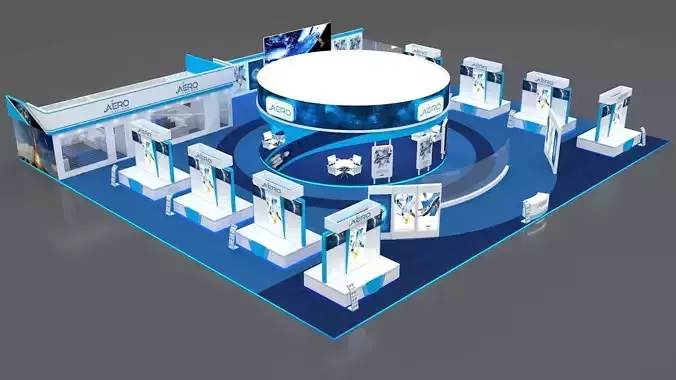 Exhibition Booth 3D model