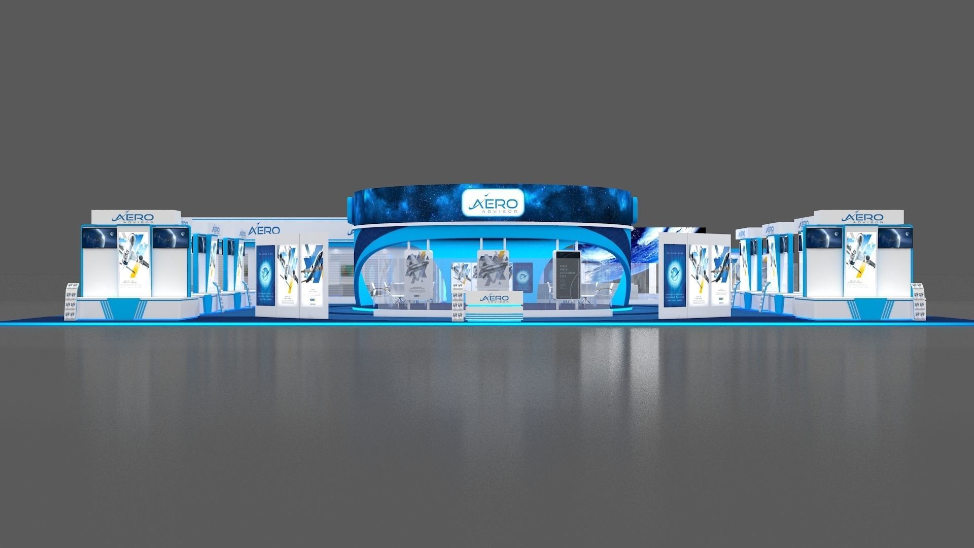 Exhibition Booth 3D model_6