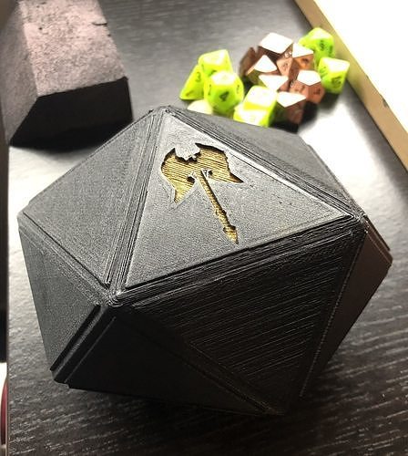 ICO Dice Box 3D print model