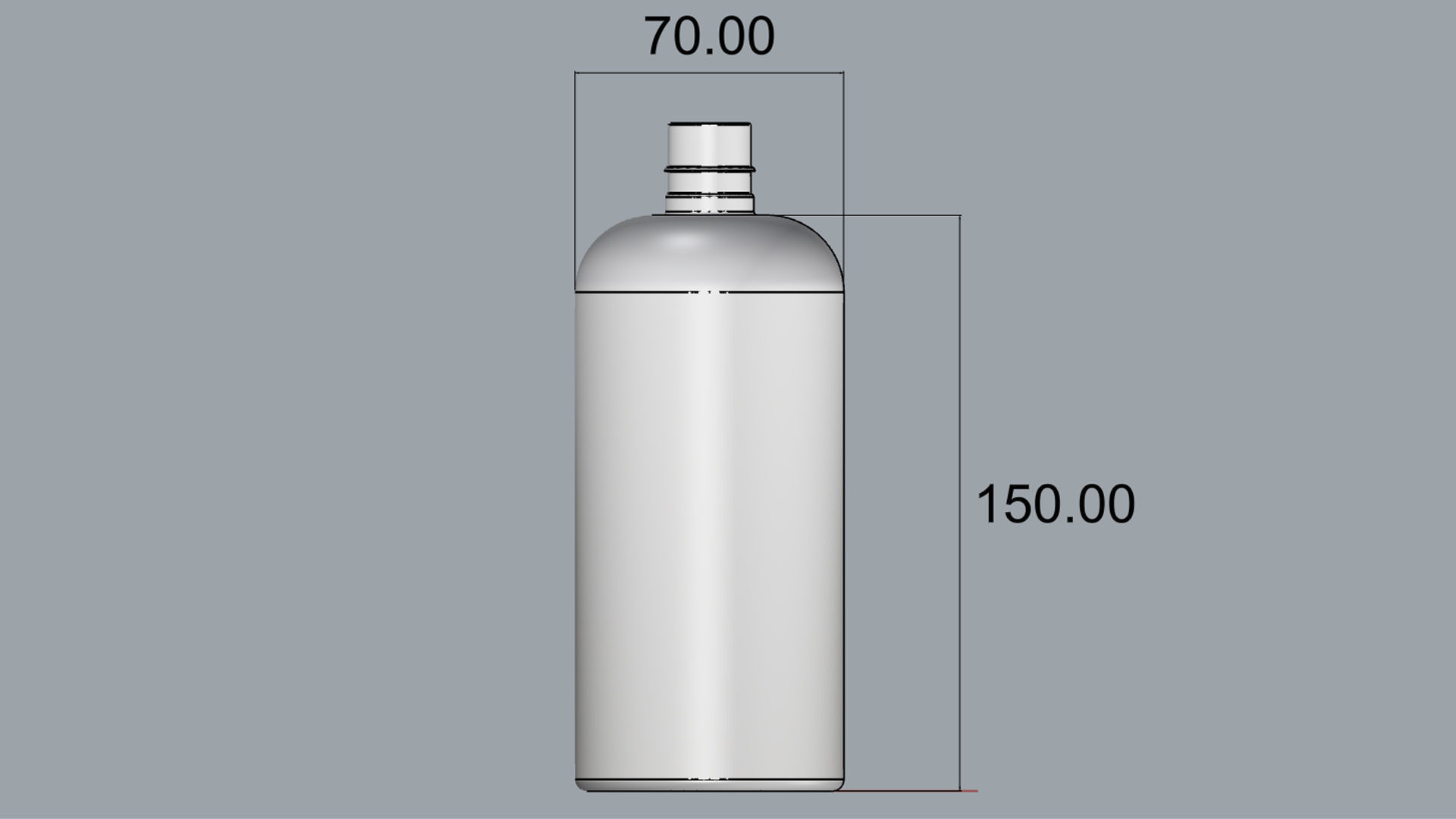Cosmetic Container 03 Large Size V2 3D model_9