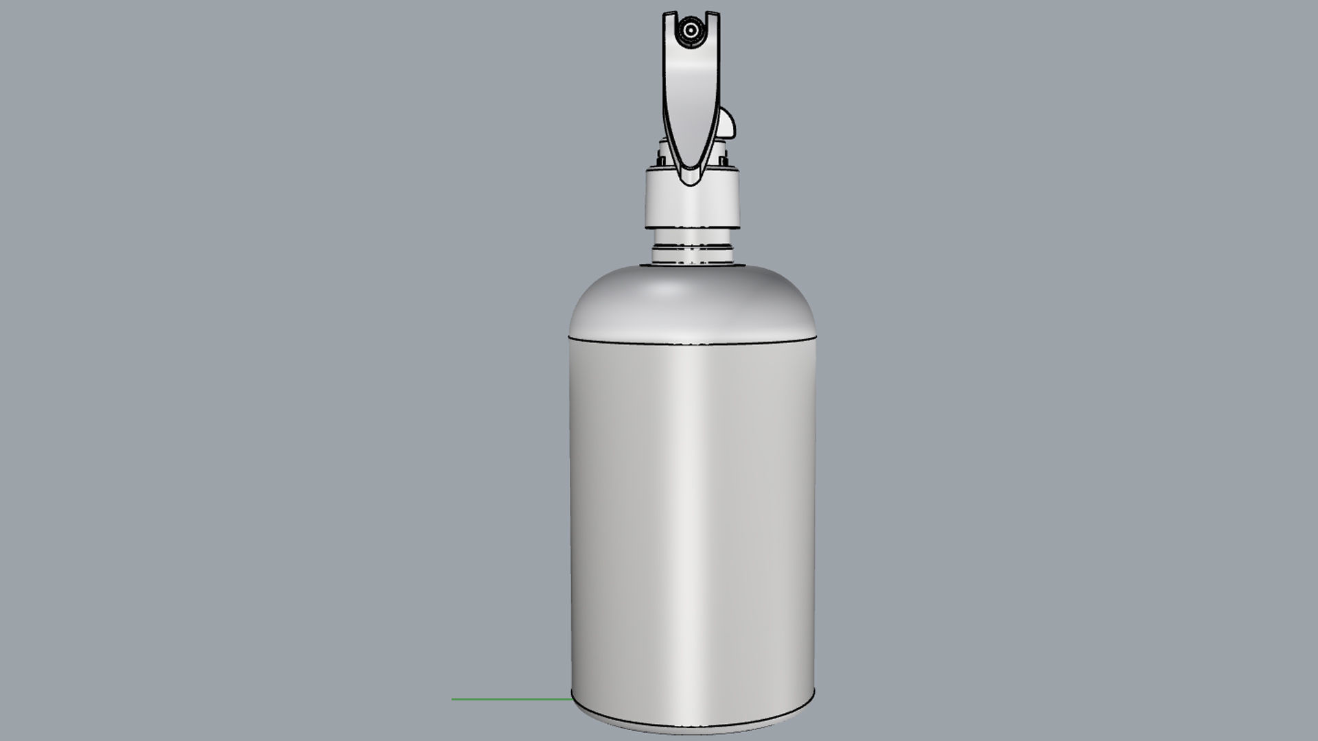 Cosmetic Container 03 Medium Size V2 3D model_11