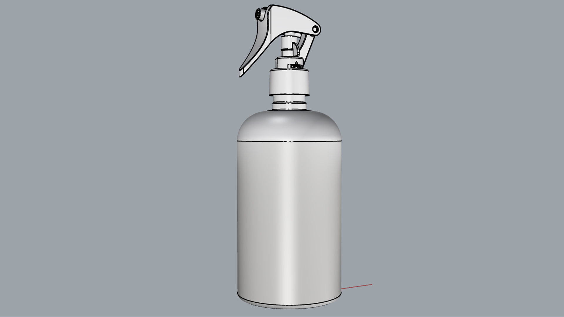 Cosmetic Container 03 Medium Size V2 3D model_17