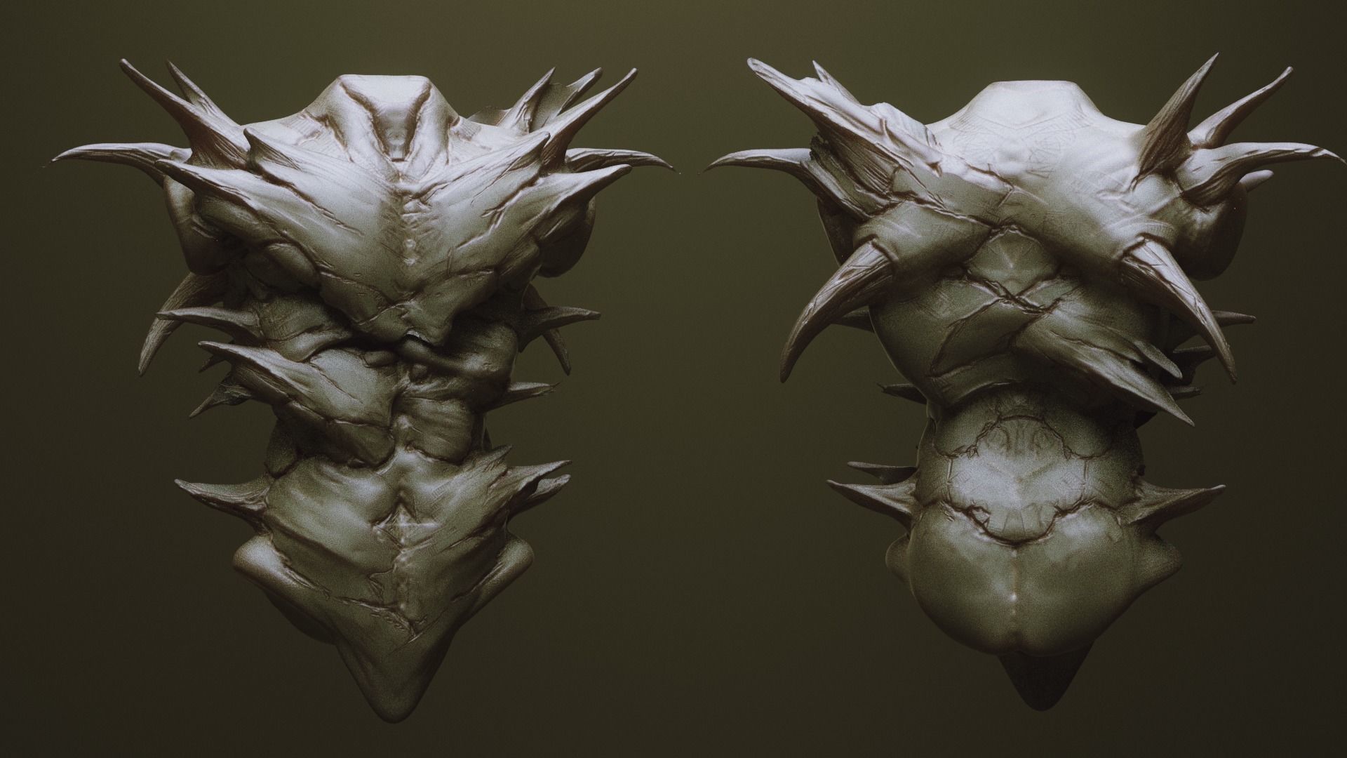TORSOS - 33 Character and Creature Insert meshes and OBJs 3D model_20