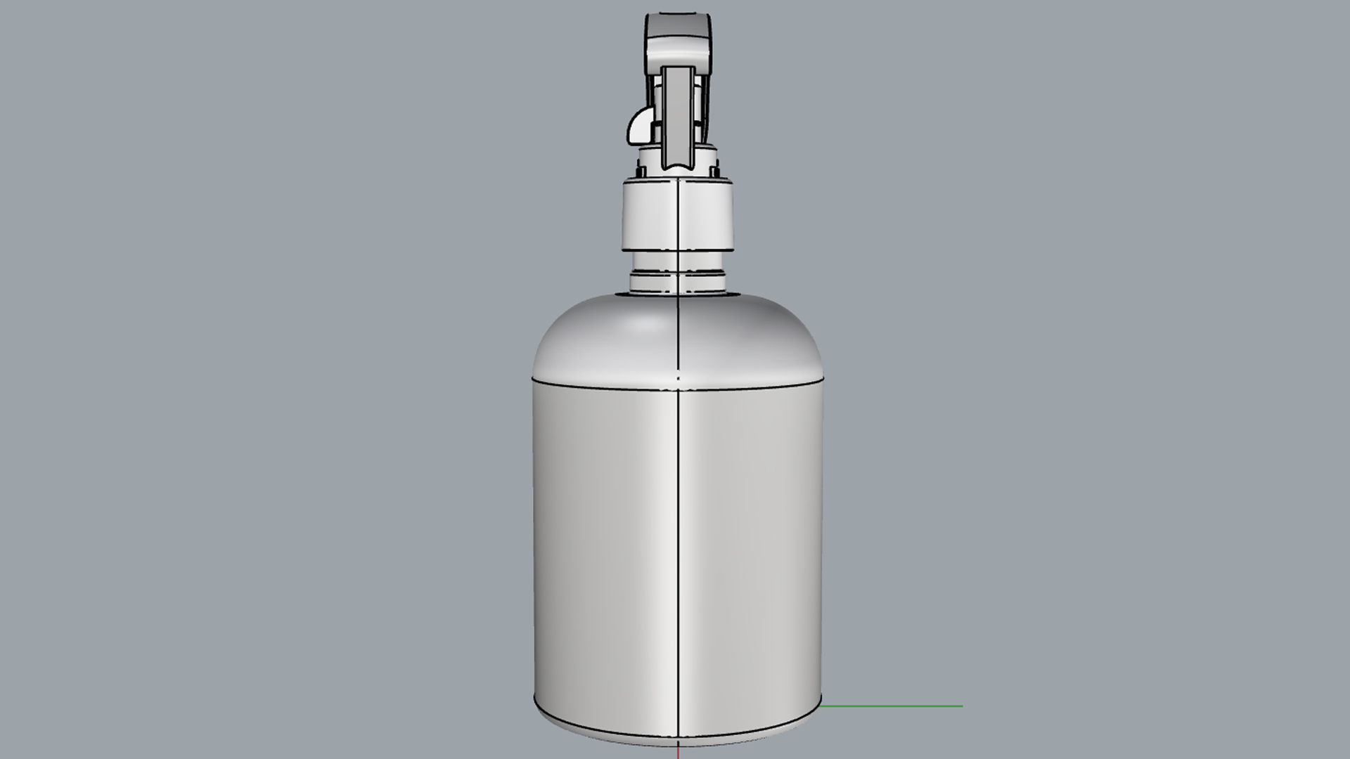 Cosmetic Container 03 Small Size V2 3D model_13