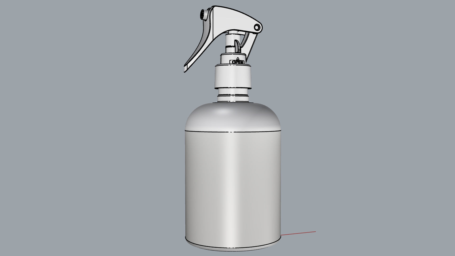 Cosmetic Container 03 Small Size V2 3D model_17