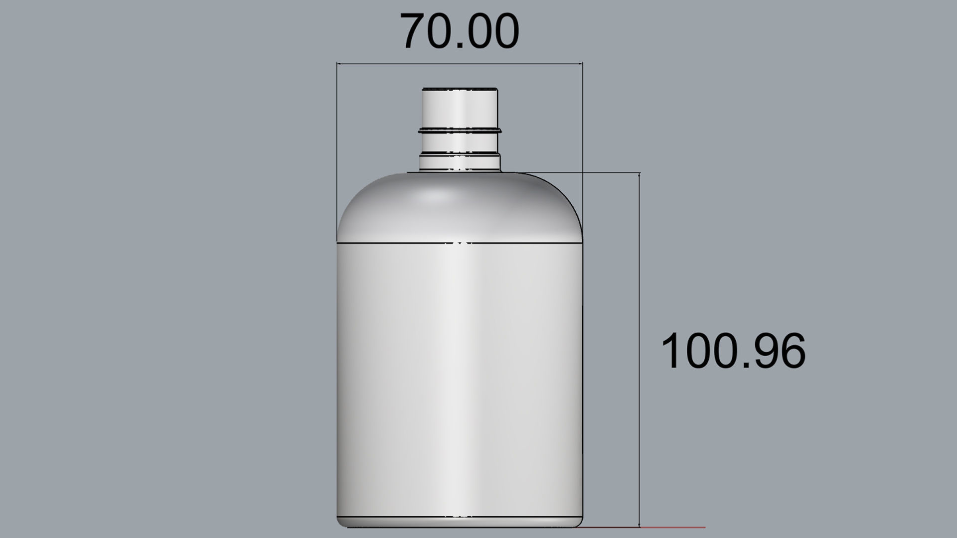 Cosmetic Container 03 Small Size V2 3D model_9
