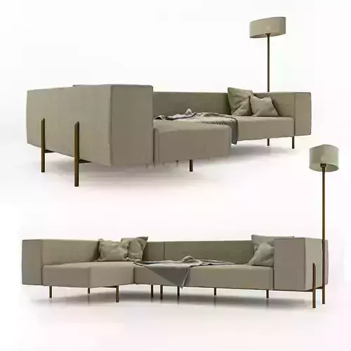 BRERA  Sectional sofa By Former In Italia