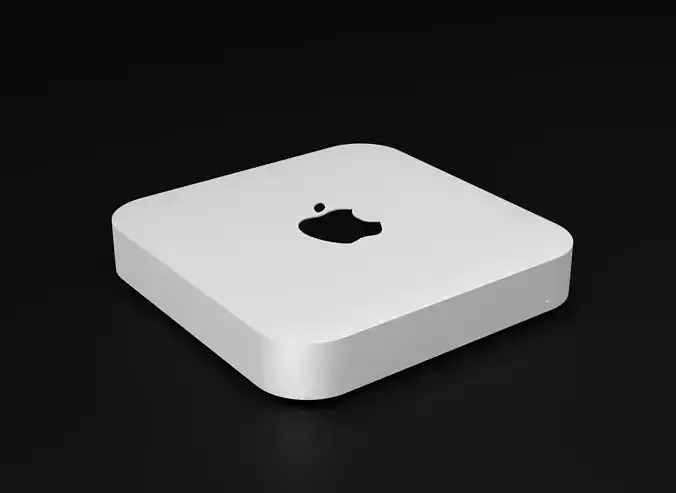 Apple Silicon Mac Mini 2020 Low-poly 3D model