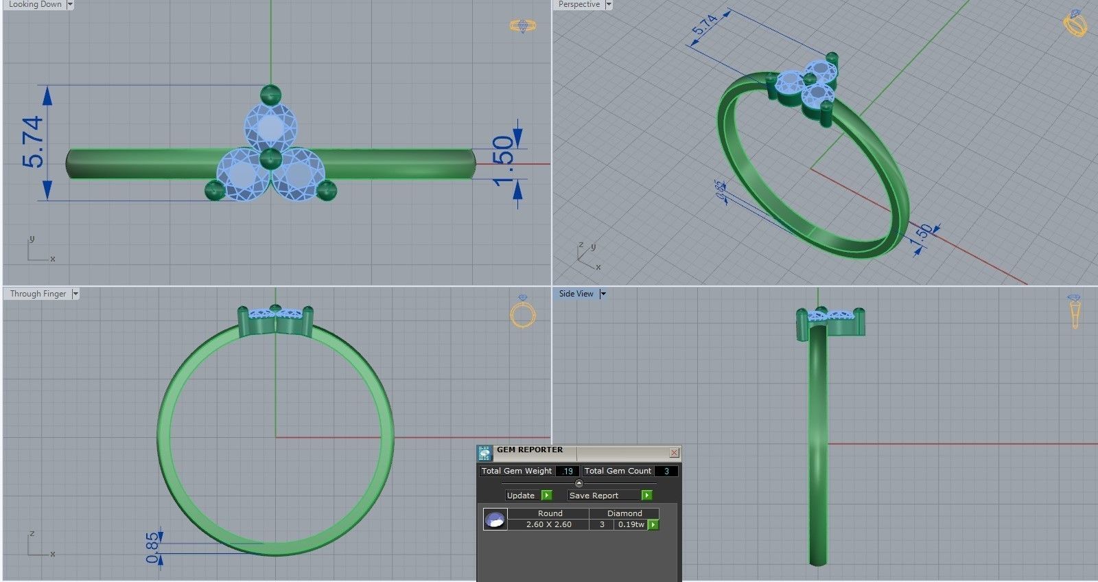 M1398005 ring 3D print model_11