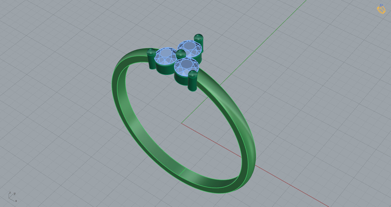 M1398005 ring 3D print model_9