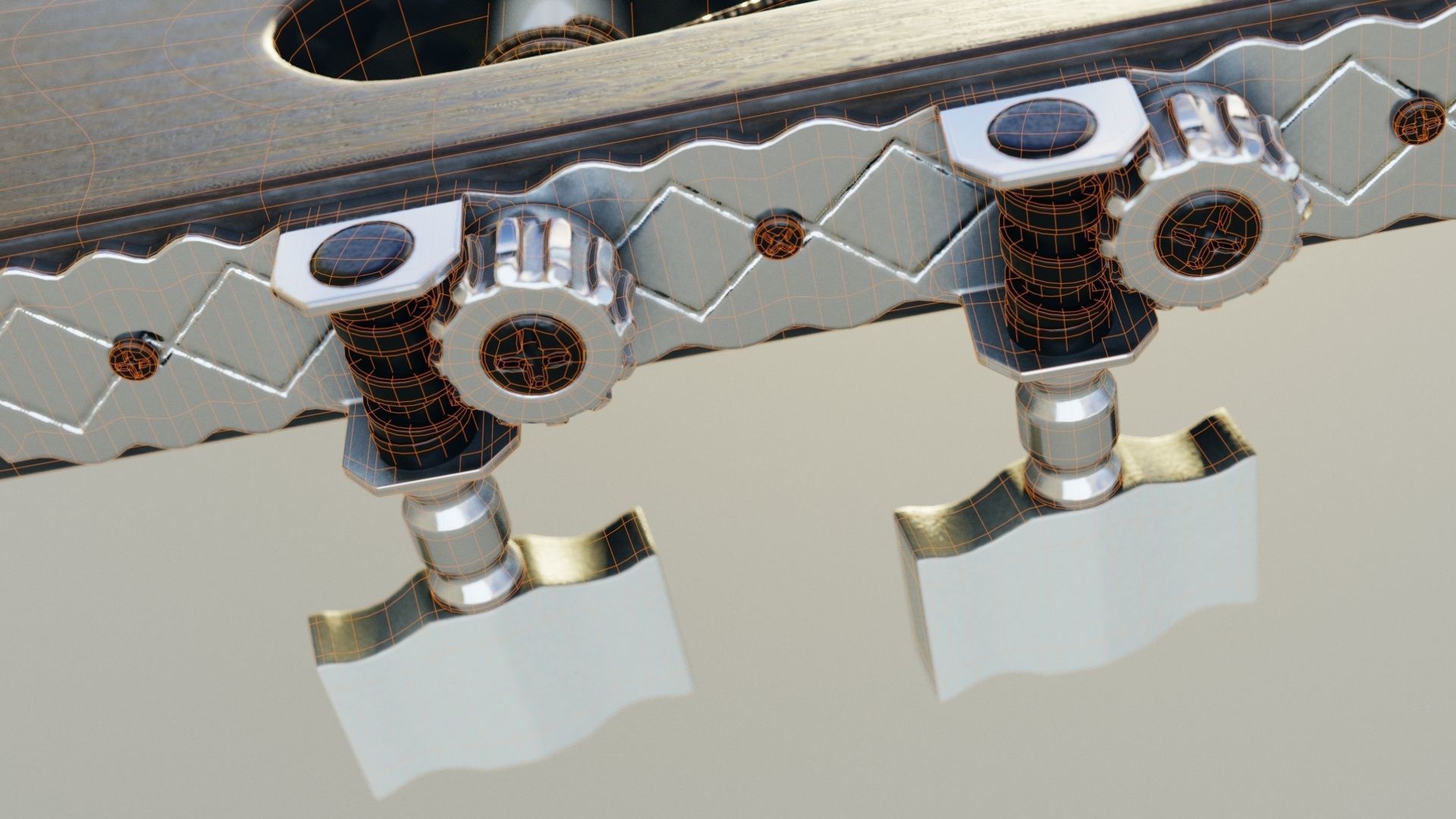 guitars with racks 3D model_18