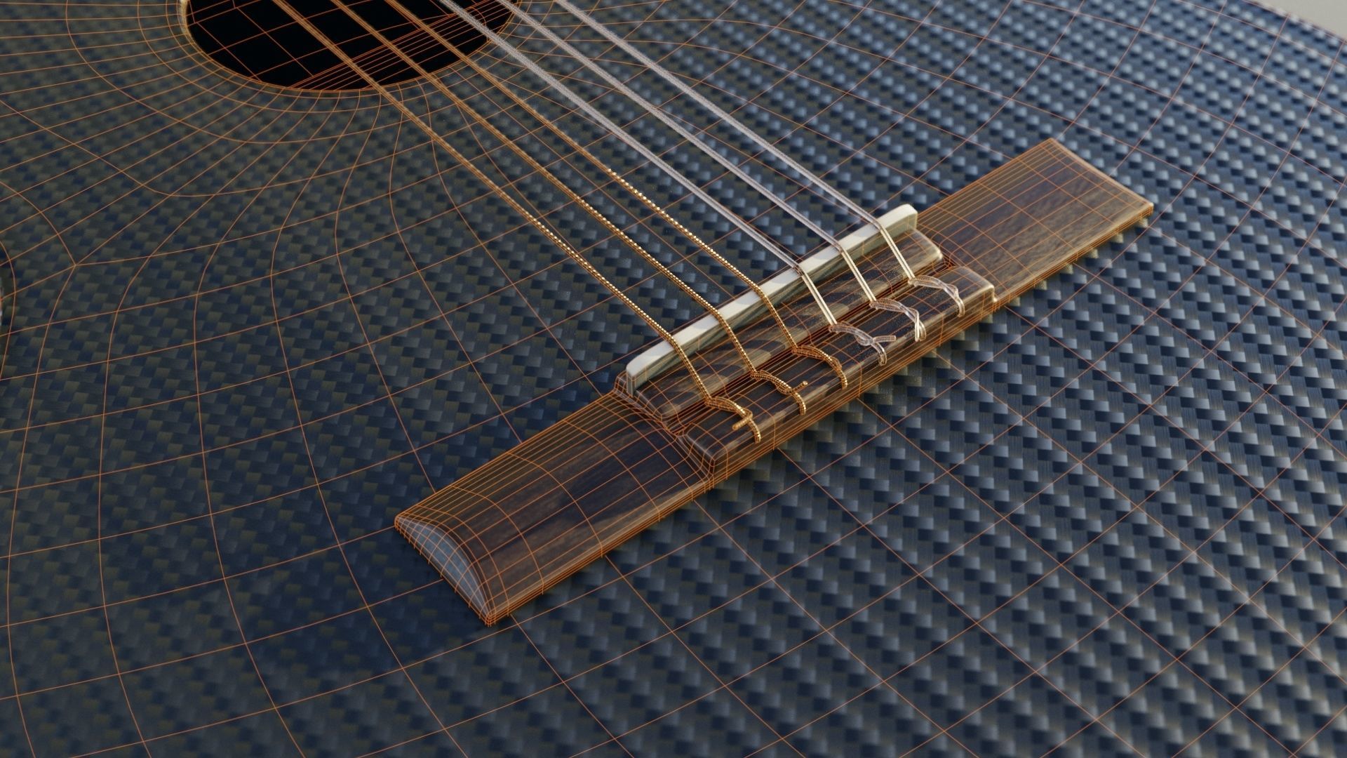 guitars with racks 3D model_13