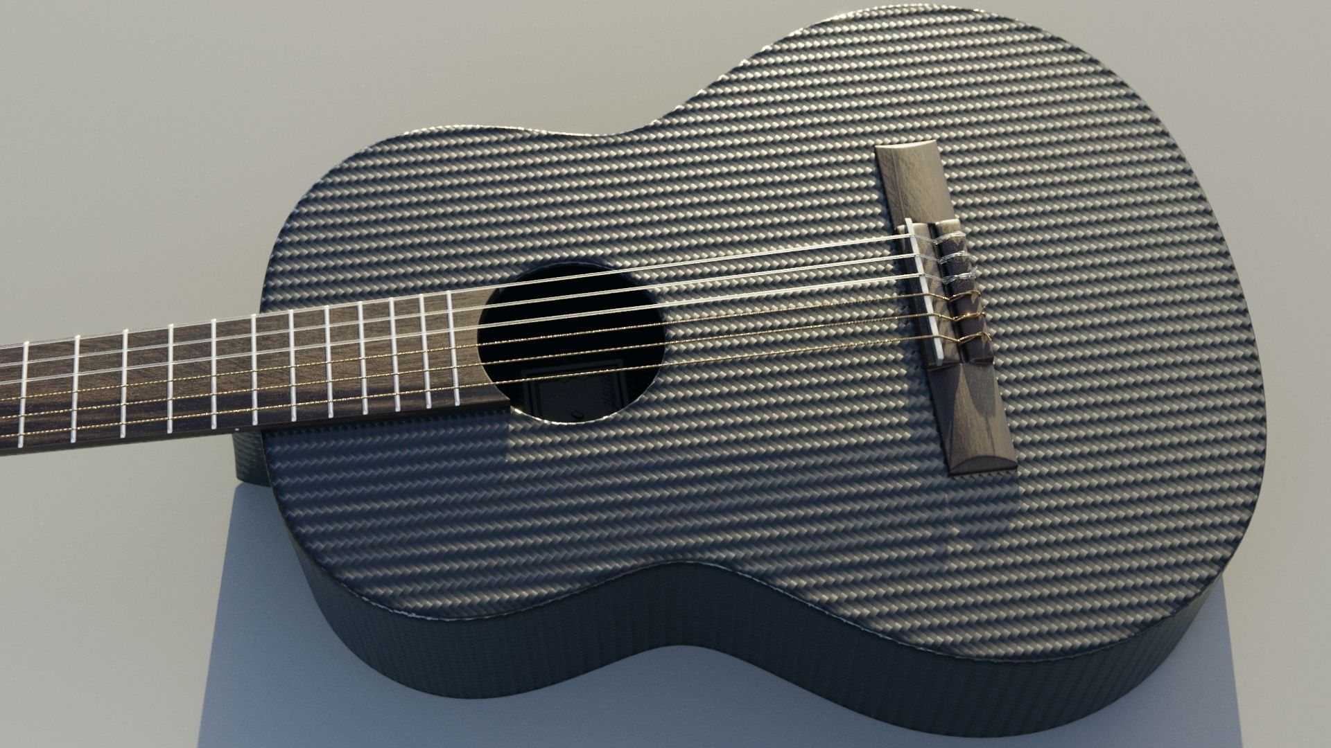 guitars with racks 3D model_8