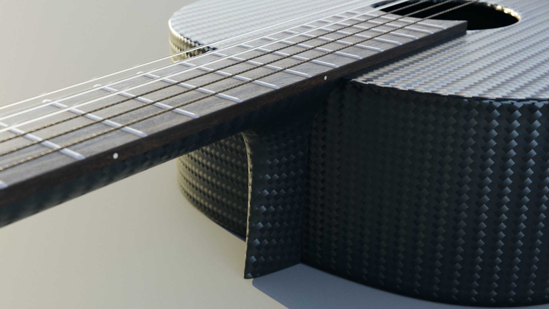 guitars with racks 3D model_10