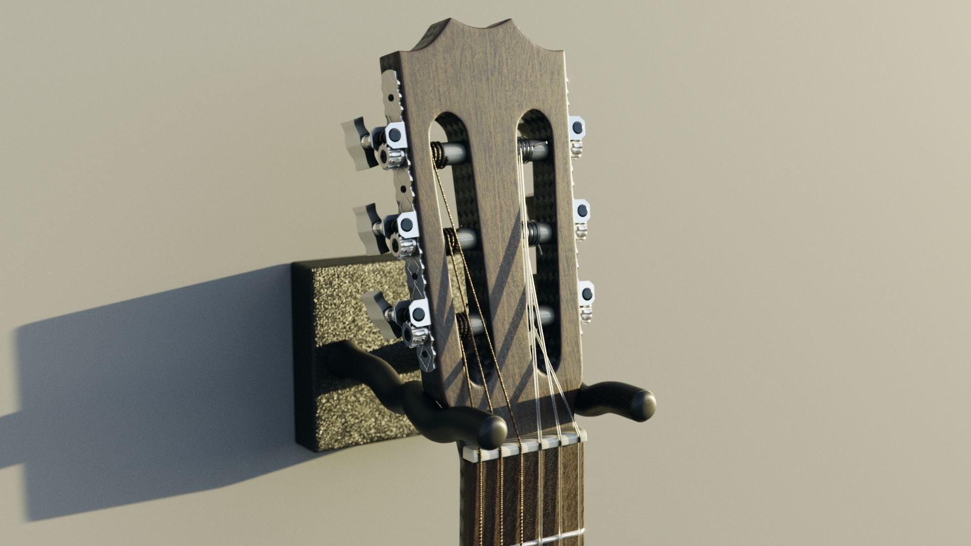 guitars with racks 3D model_14