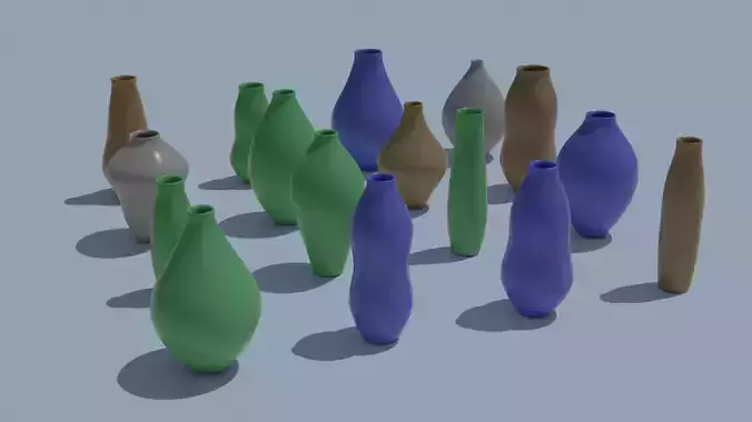 Pot Vase Urn Pack 16pcs v6