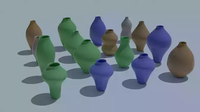 Pot Vase Urn Pack 16pcs v50