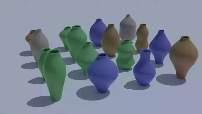 Pot Vase Urn Pack 16pcs v49