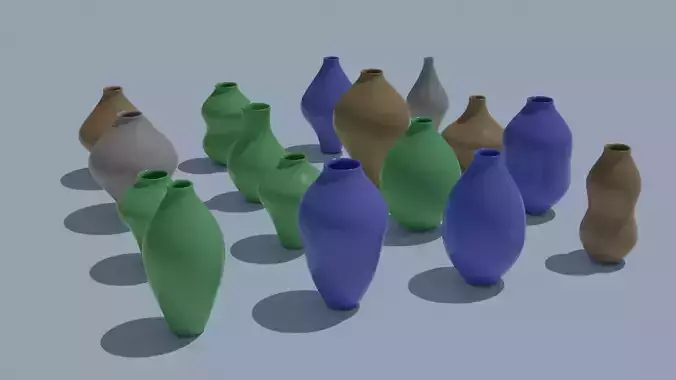 Pot Vase Urn Pack 16pcs v47