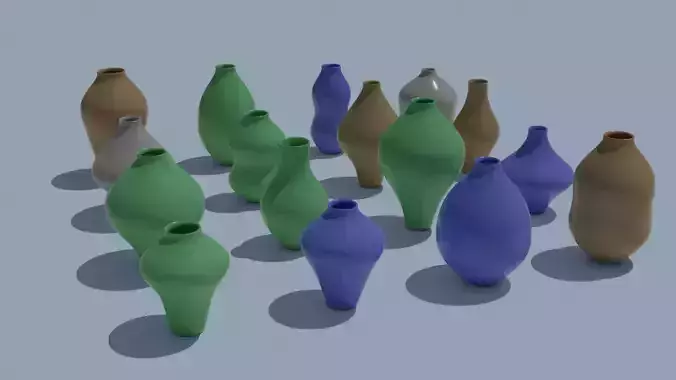 Pot Vase Urn Pack 16pcs v46