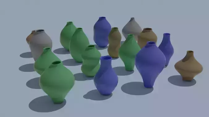 Pot Vase Urn Pack 16pcs v45