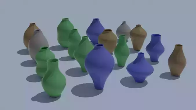 Pot Vase Urn Pack 16pcs v41