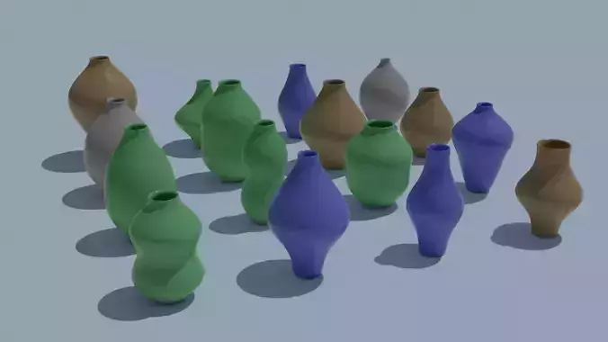 Pot Vase Urn Pack 16pcs v40